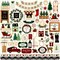 Echo Park A Cozy Christmas 12 x 12 Cardstock Element Stickers